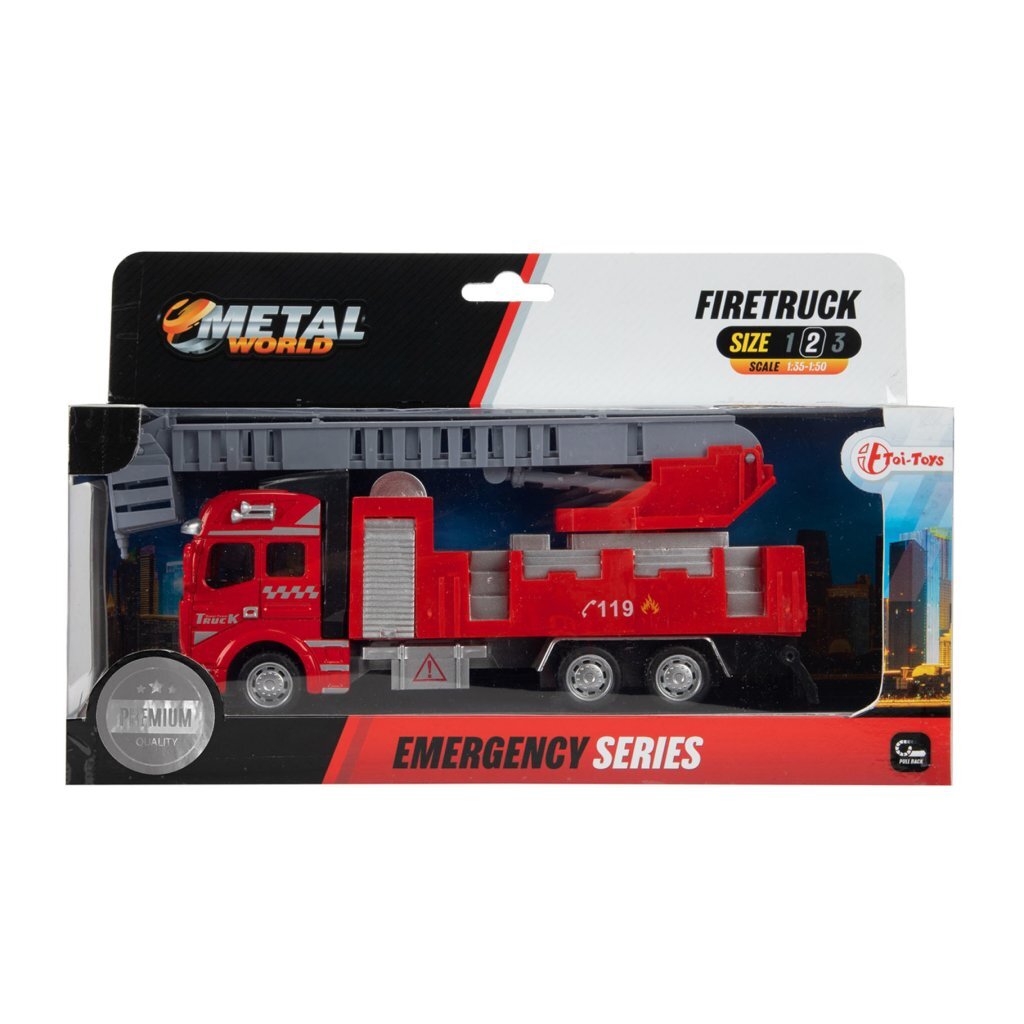 Camion de pompier en métal moulé sous pression