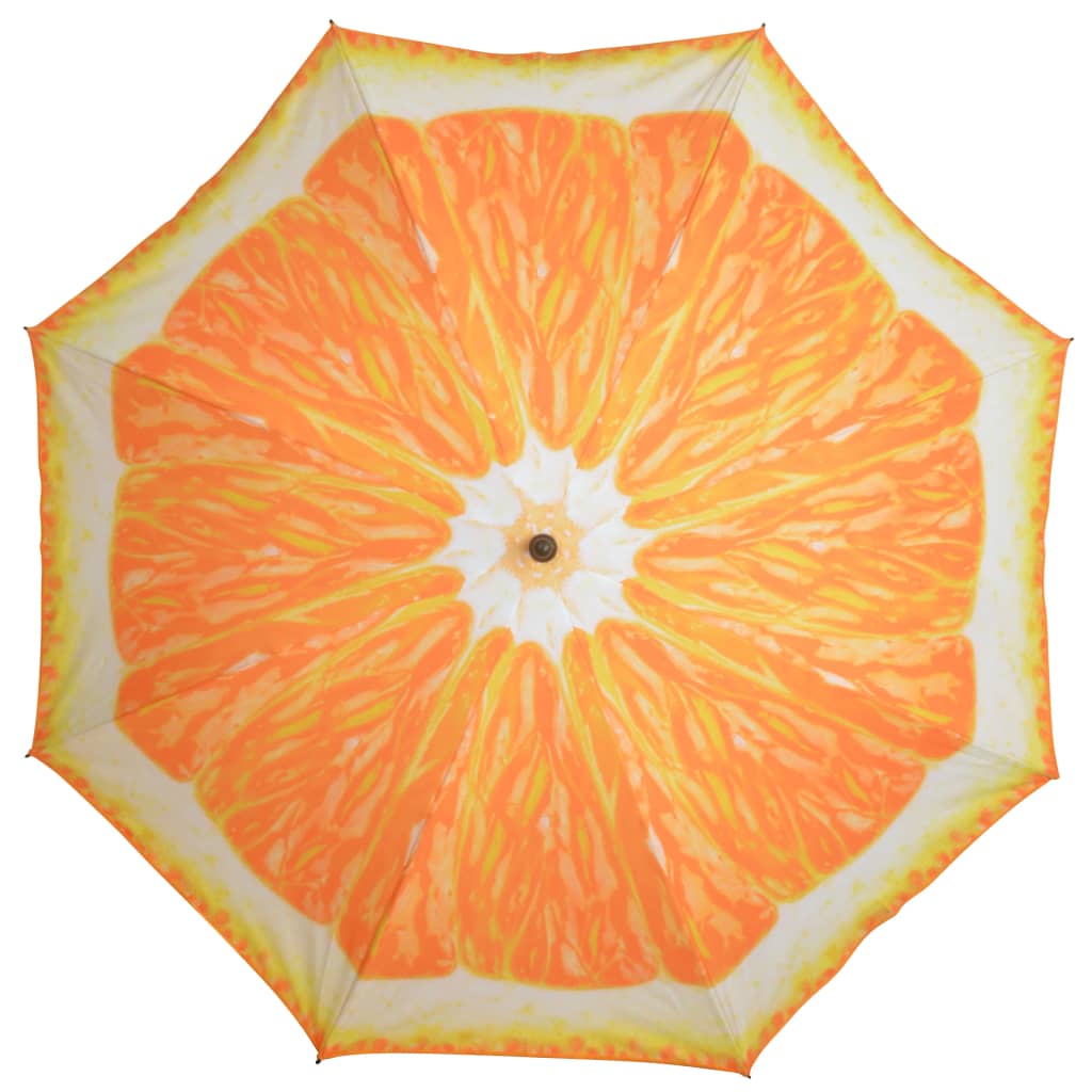 Design ESSCHERT ESSCHERT Design Parasol Orange 184 CM TP264