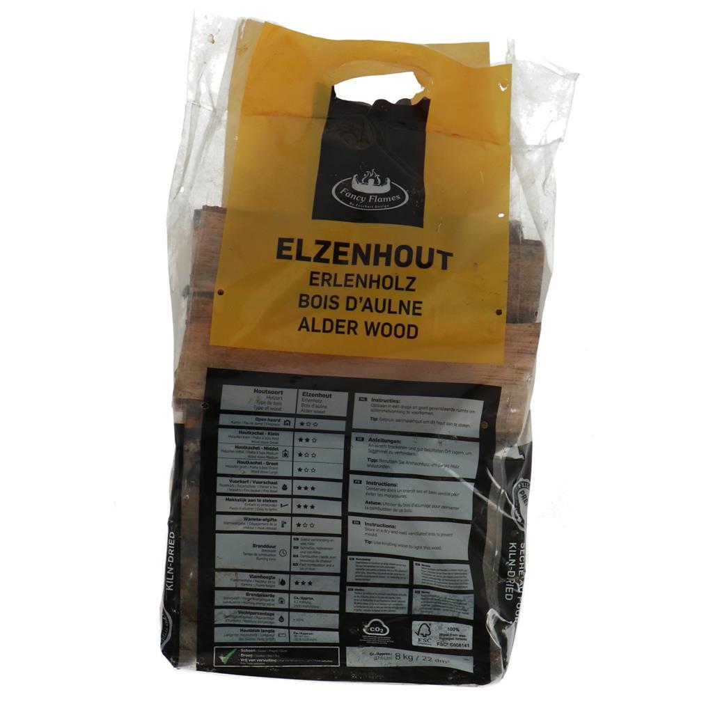 Madera de aliso con horno