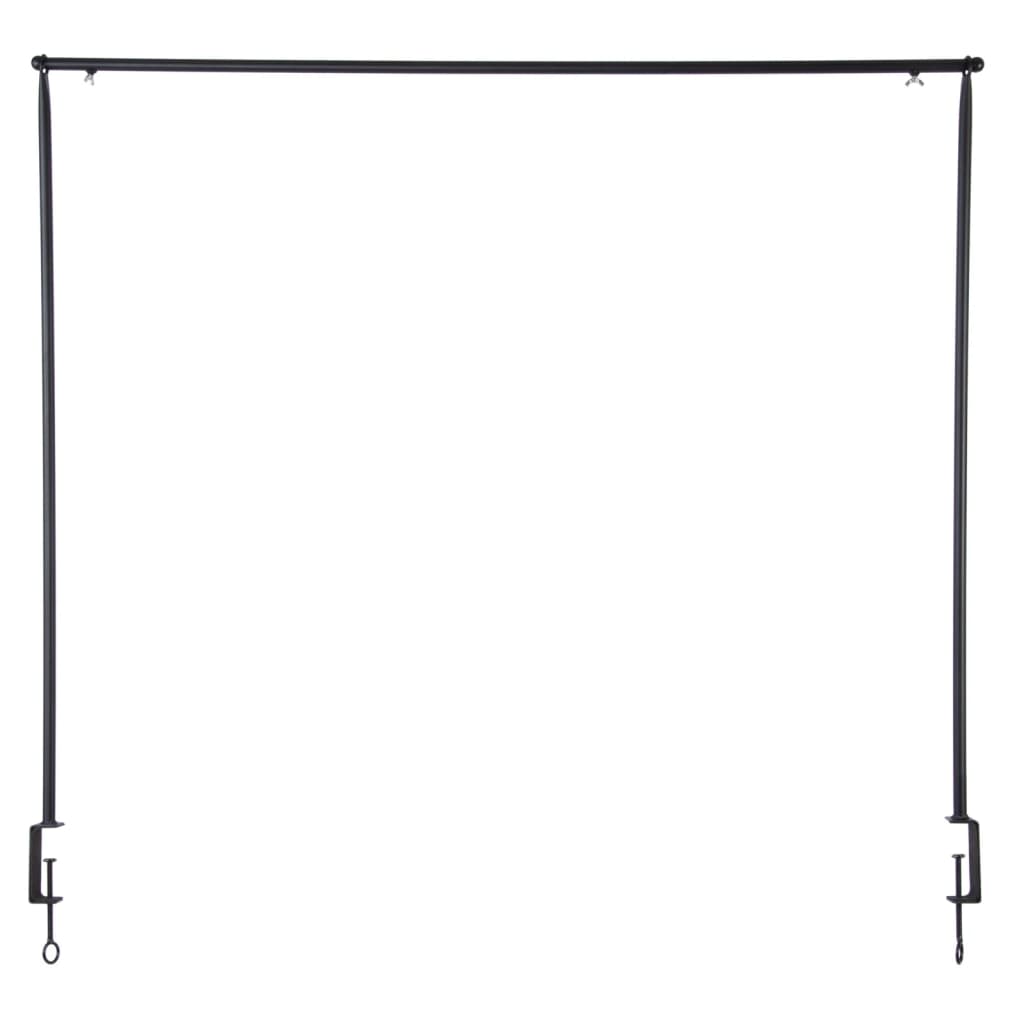 Esschert Design Table Bard Decorative With Clamp Black