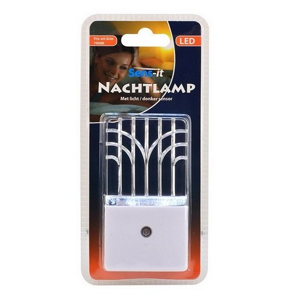 Basic Sens-it 58007 0.5W 7900K LED Night Light with Light-Dark Sensor