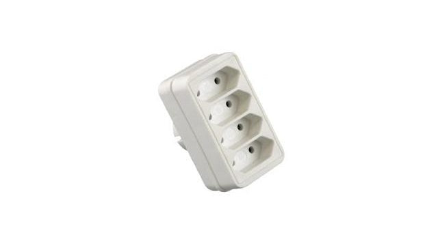 Vb 61049 euro verdeelstekker 4-voudig
