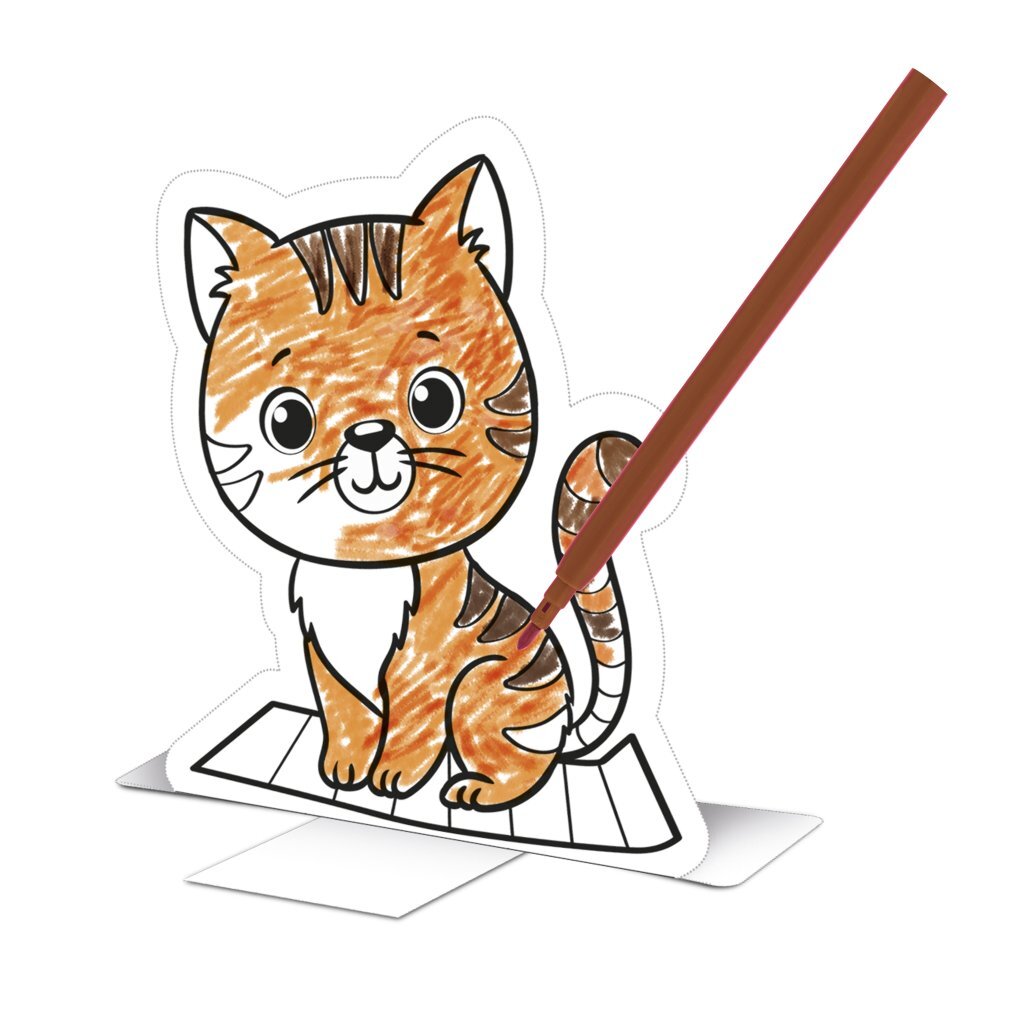 Bongers jouets artisanat de base pushout cartes perforées animaux