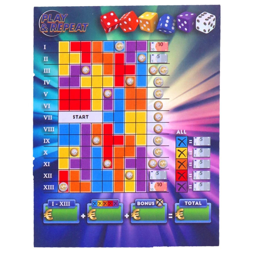 Creative craft group dice games combination pack, 4-in-1