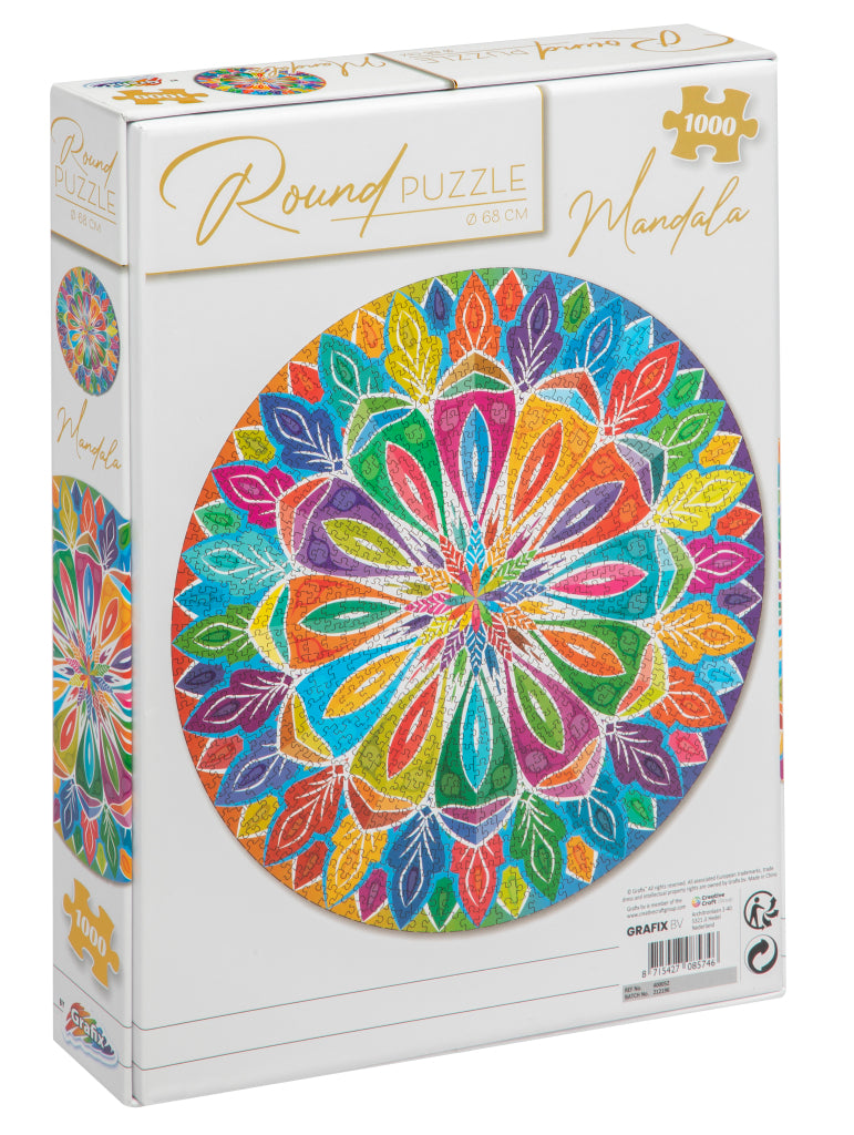 Grafix Mandala Round Puzzle 1000 pezzi