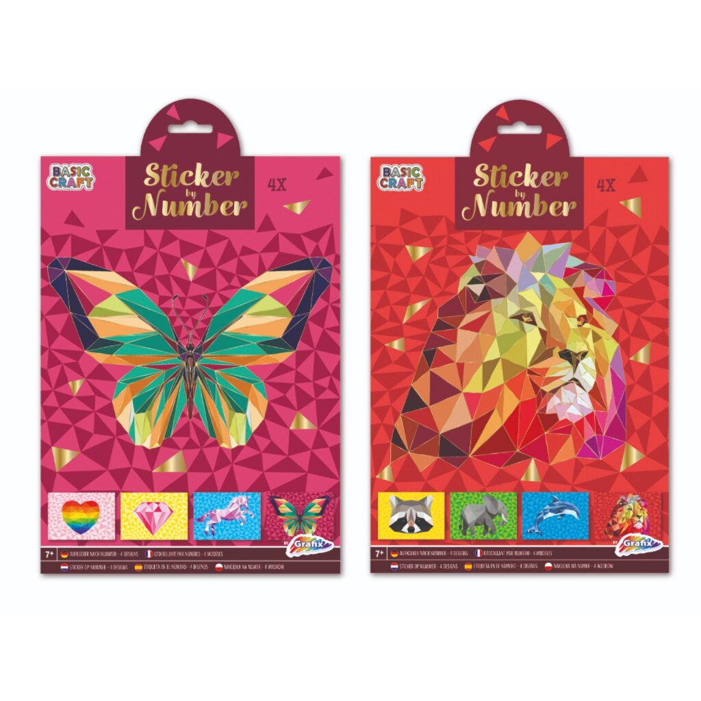 Sticker by Number - Lion