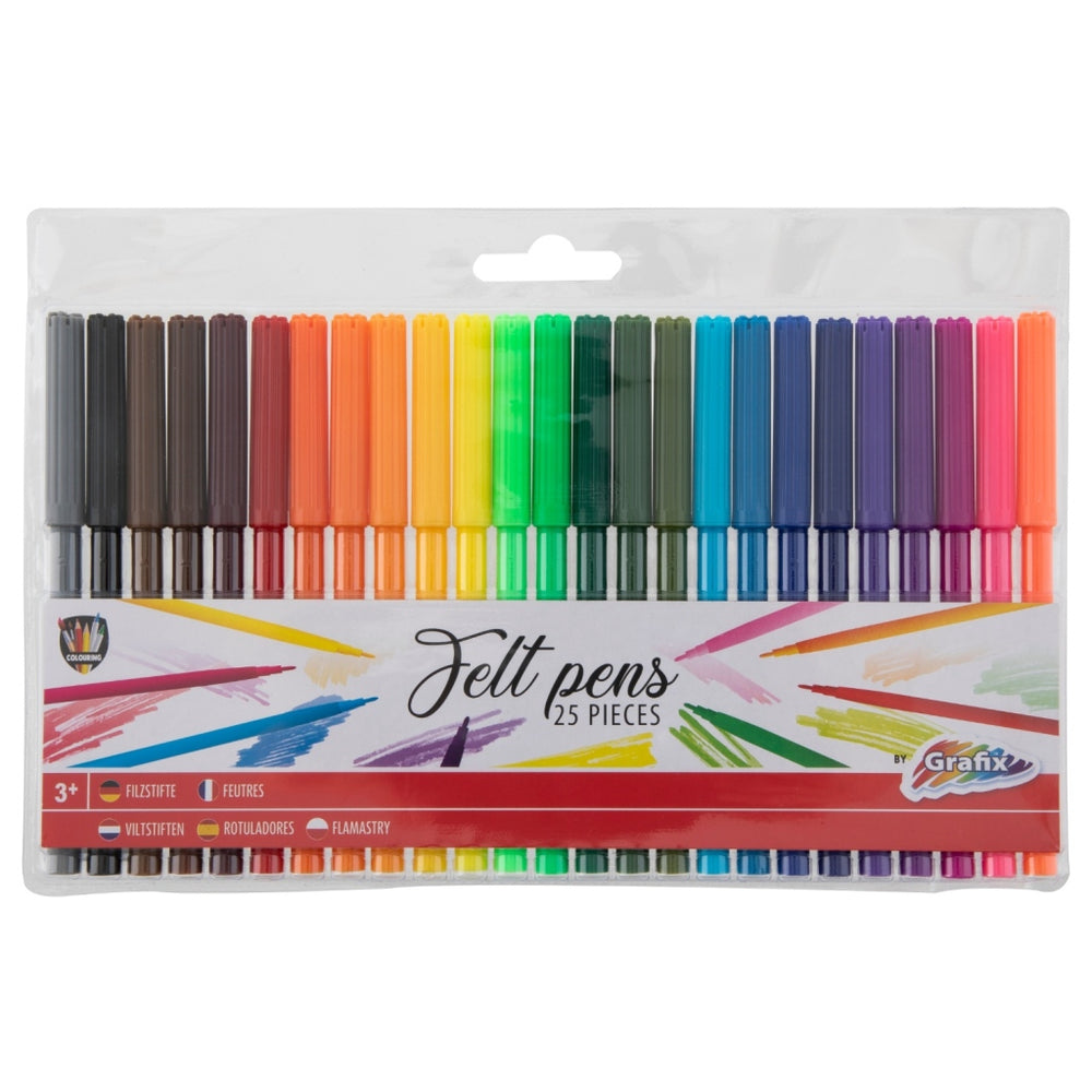 Grafix felt-tip pens, 25 pcs.