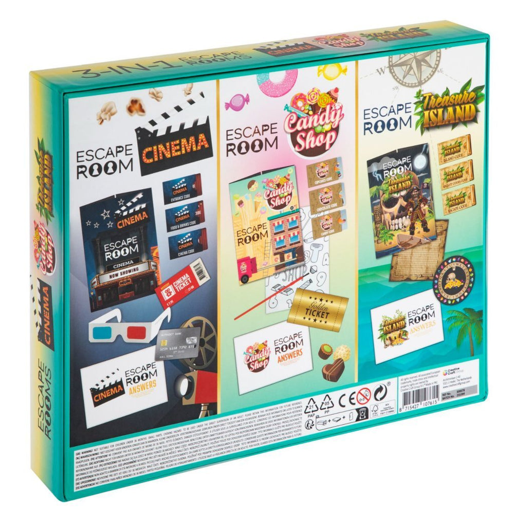 Creative Craft Group 3In1 Escape Room Game de escape