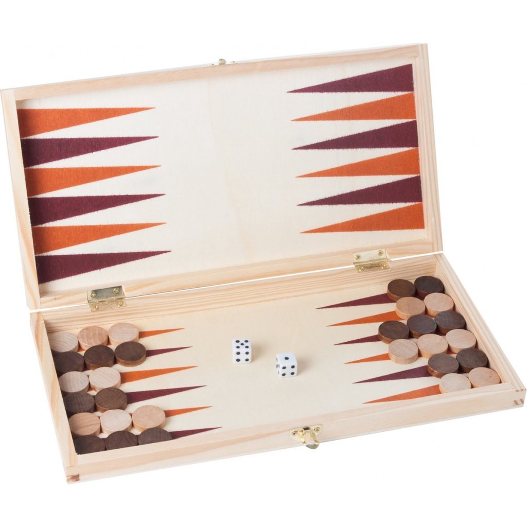 Longfield chess and backgammon wooden box 30x16x4 cm