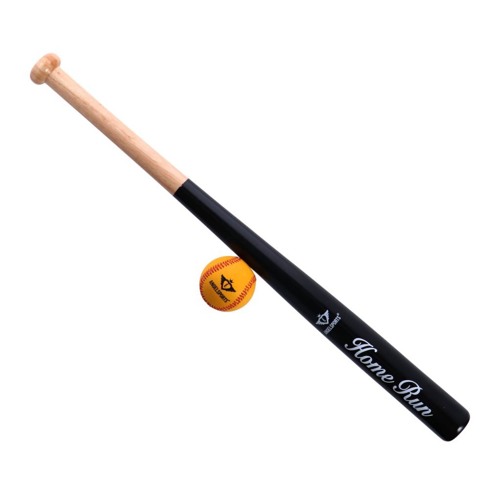 Baseball bat with baseball