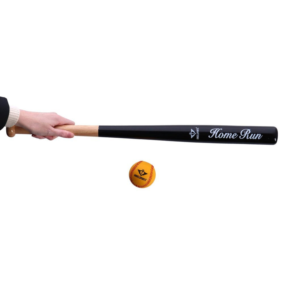 Baseball bat with baseball