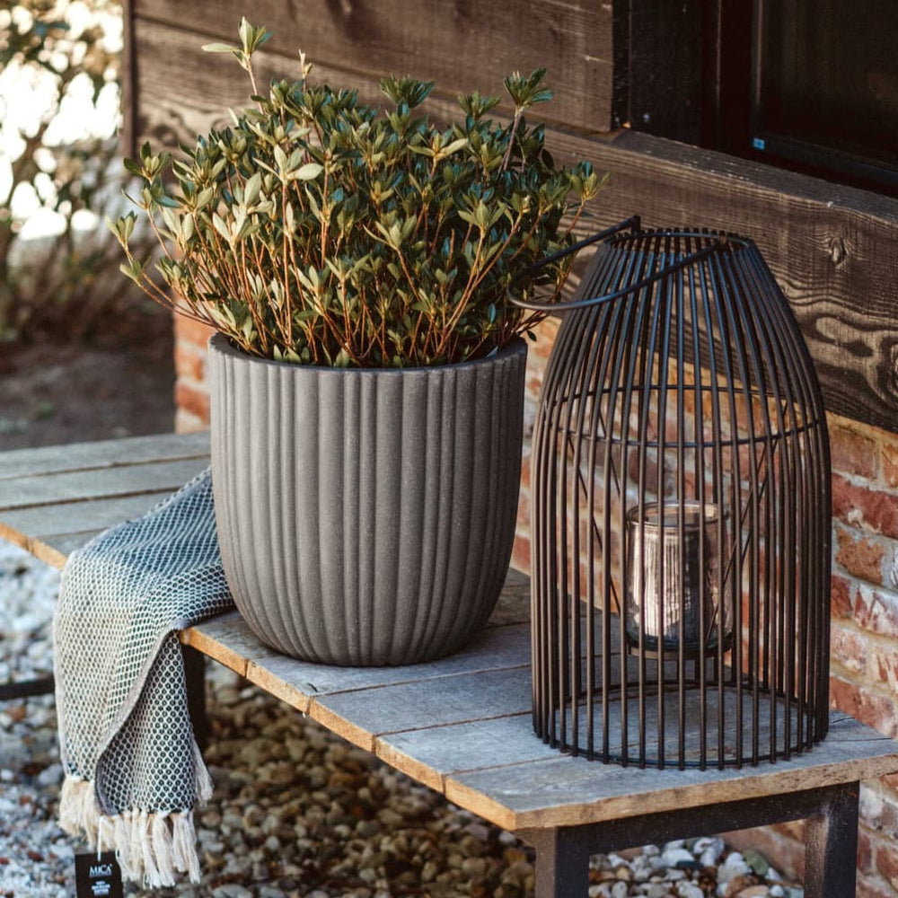 Capi Capi Planter Urban Tube 35x34 cm dark gray