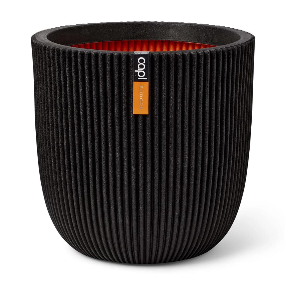 Capi planter groove 35x34 cm black
