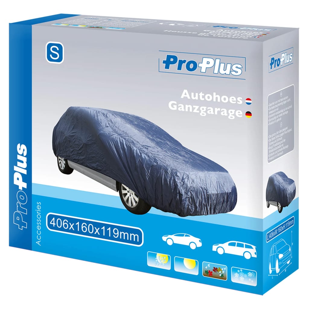 ProPlus Autohoes S 406x160x119 cm bleu foncé