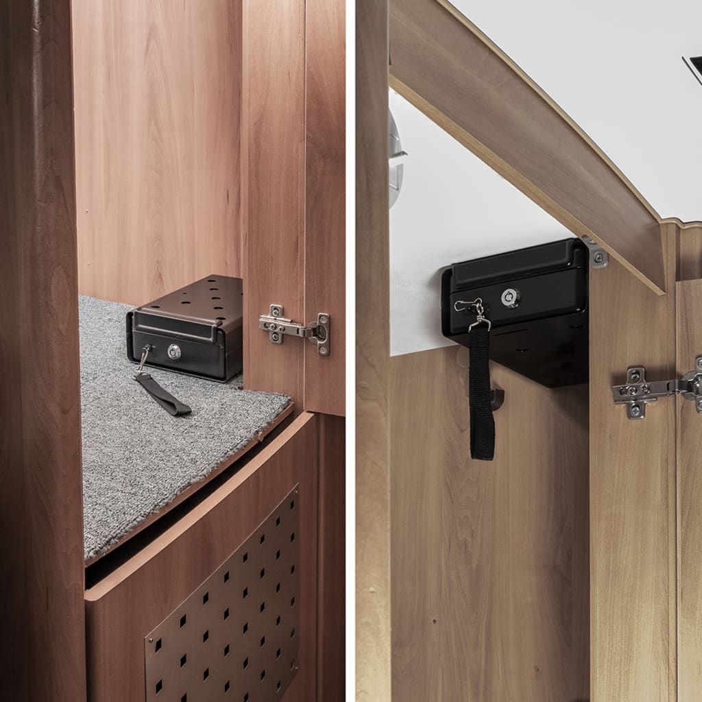 Proplus Kluis med hållare 225x165x85 mm stål