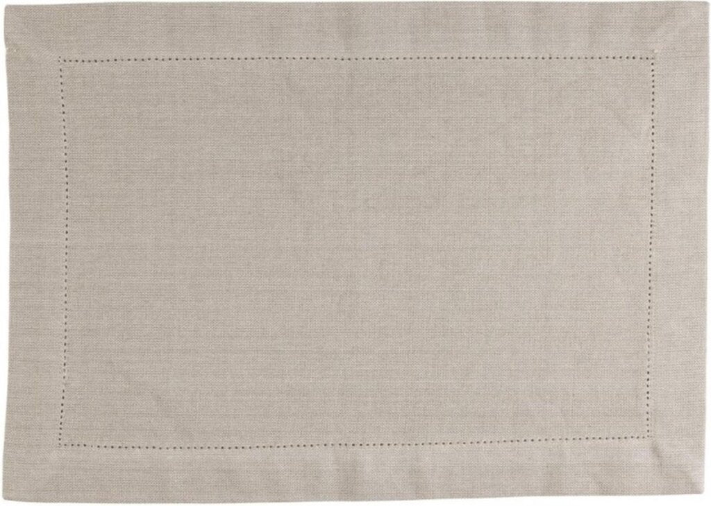 Linen More Linen More Manteles individuales Indi 35 cm x 50 cm Beige