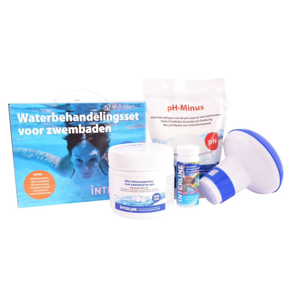 Interline swimming pool chlorine starter pack mini