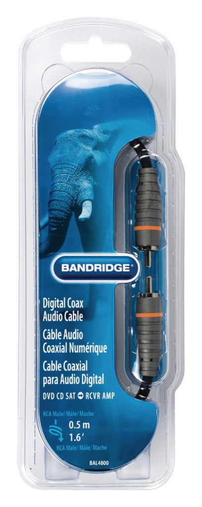 Bandridge Bal4800 Câble audio numérique Caax 0,50 m