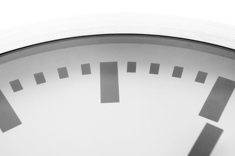 Nextime NE-3998ST wall clock, diameter 19 cm, brushed aluminum, 'station'