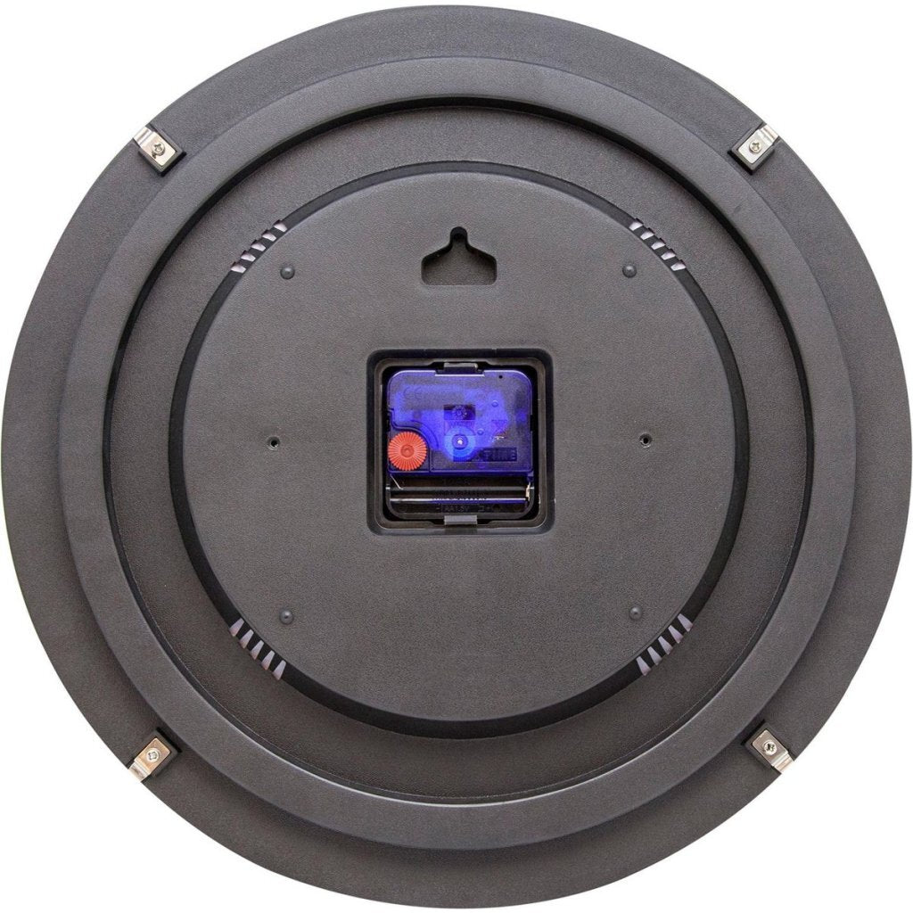 Nexttime ne-3162 glass wall clock testpage dome 35 cm