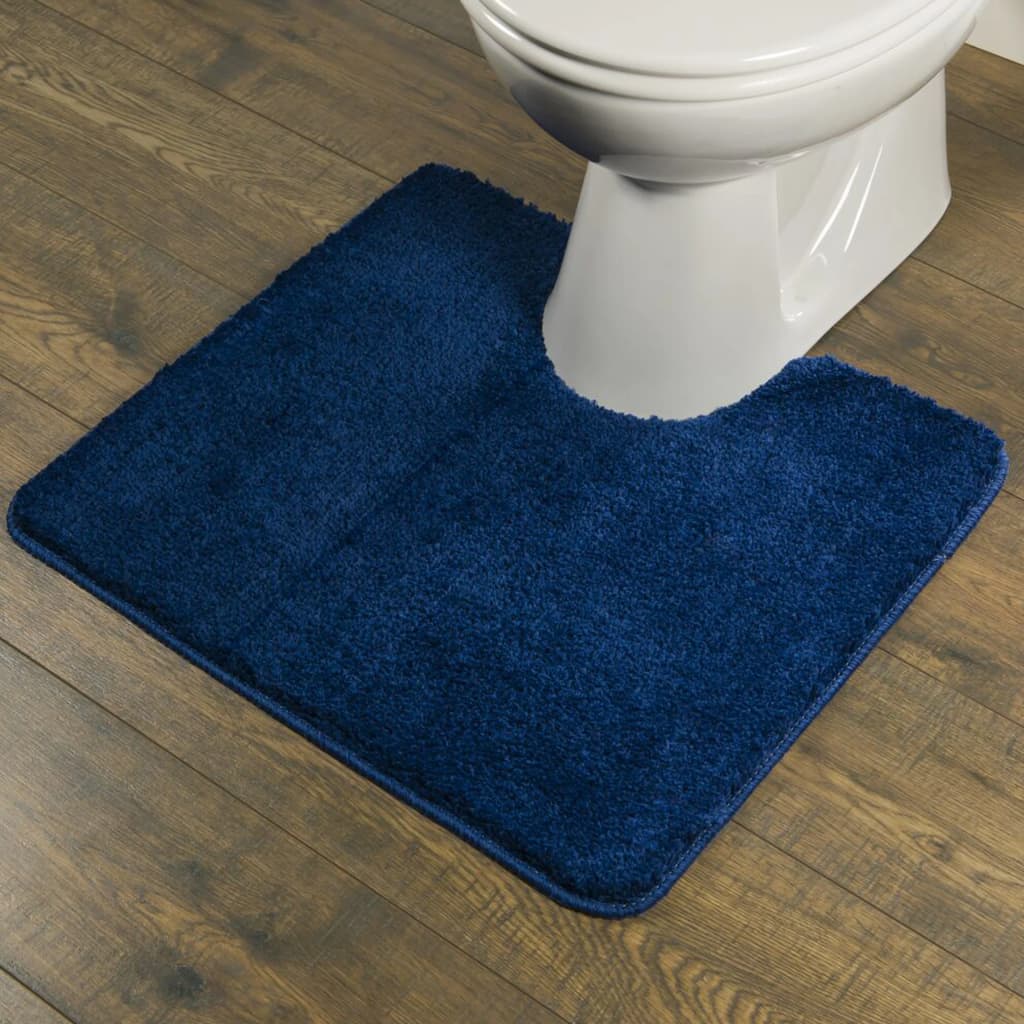 Dichtungskinne Toilettenmatte Angora 55x60 cm Blau