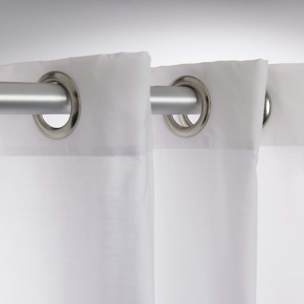 Dichtungsfellduschvorhang Coloris 180x200 cm Weiß