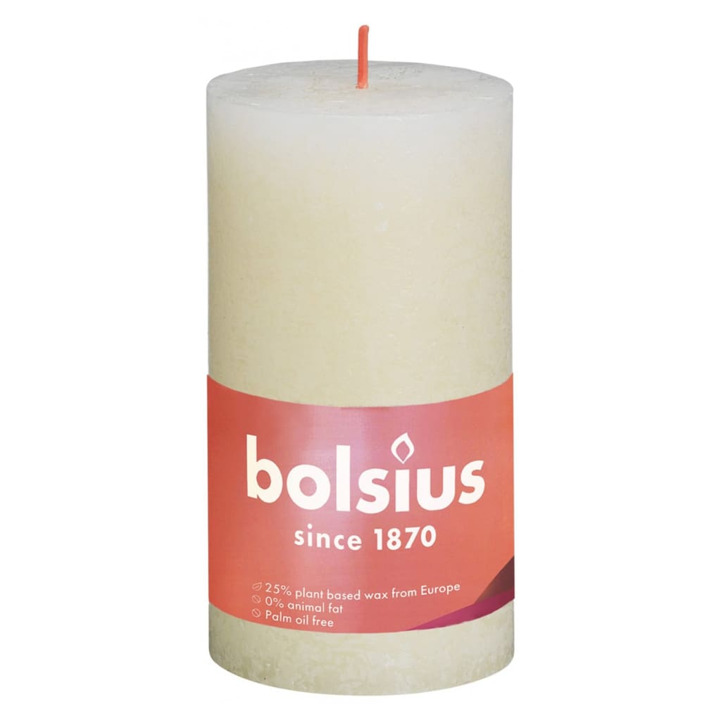Bolsius Bolsius Stollen Shine 4 St Rustic 130x68 mm coloré de perle doux