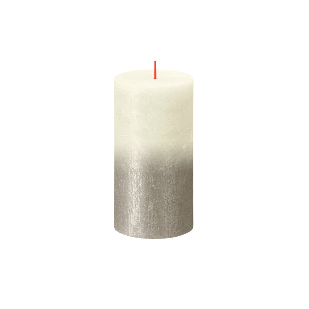 Bolsius candle 13x6.8 cm fading pearl champagne