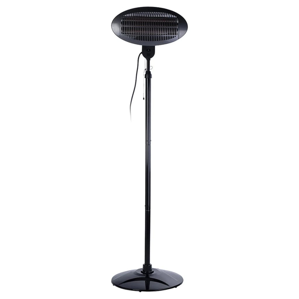 Ausgezeichnete Elektrik -Elektrik -Terrasse Biere 2000 W Quarz schwarz