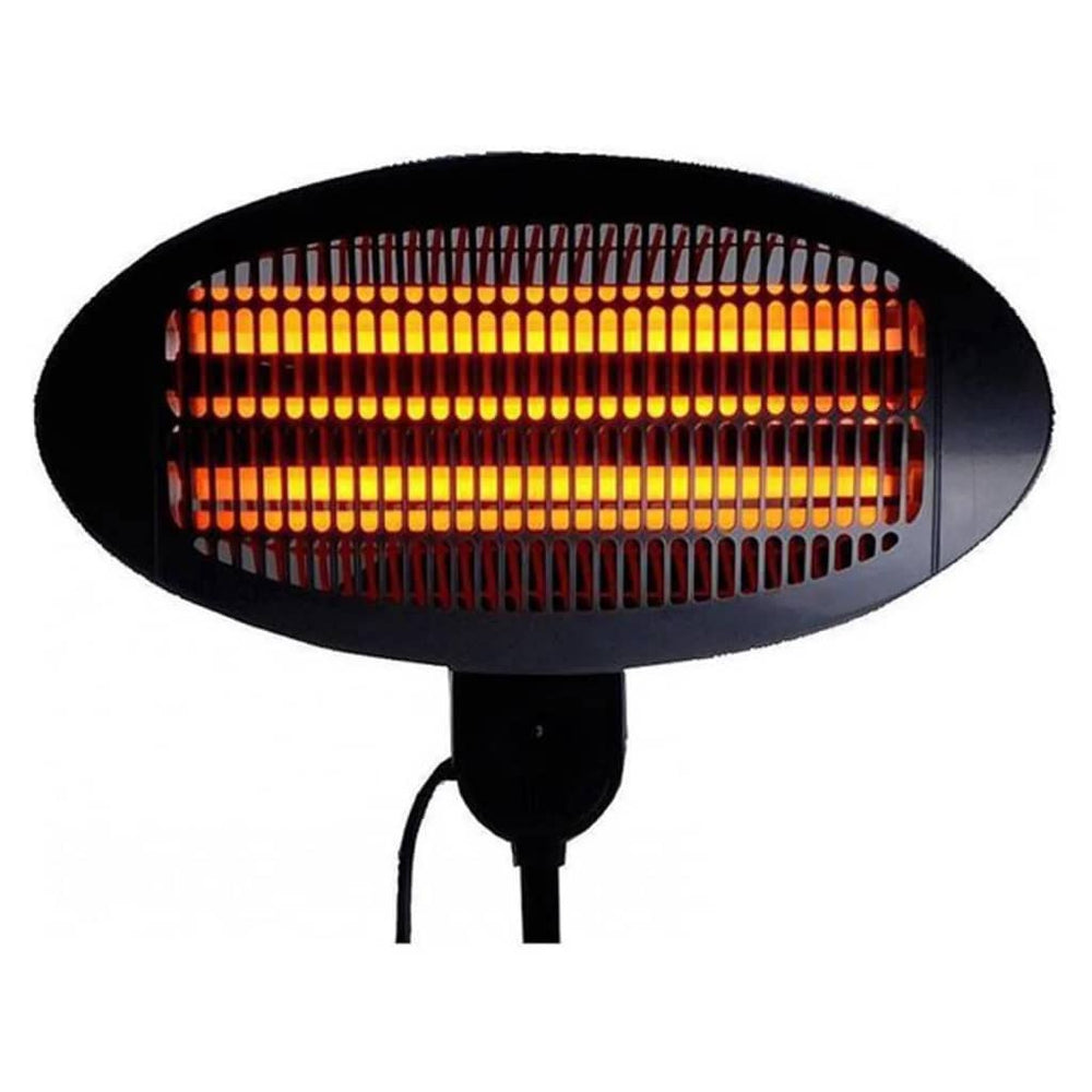 Ausgezeichnete Elektrik -Elektrik -Terrasse Biere 2000 W Quarz schwarz