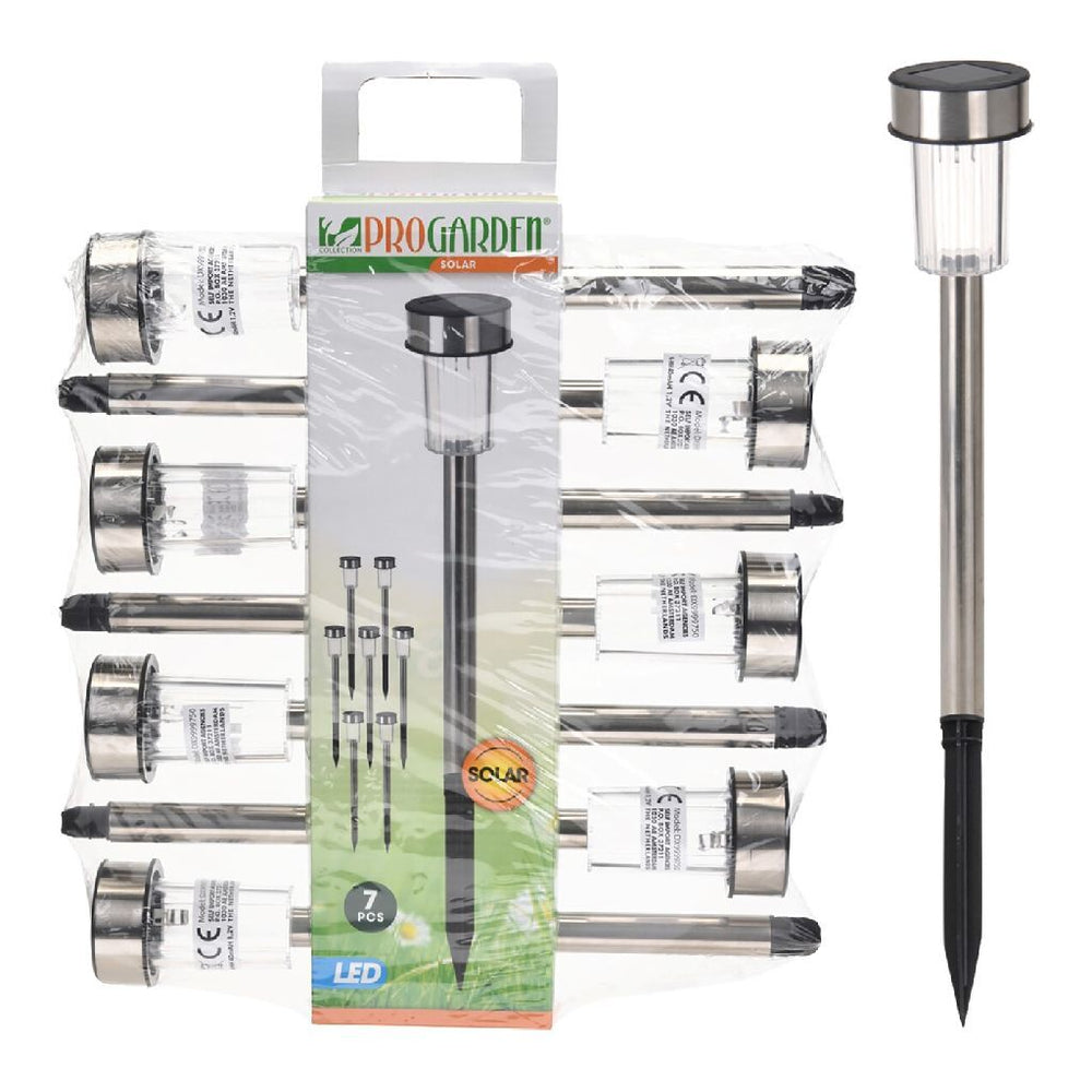 Pro Garden Solarump 360mm Set in acciaio inossidabile di 7 pezzi