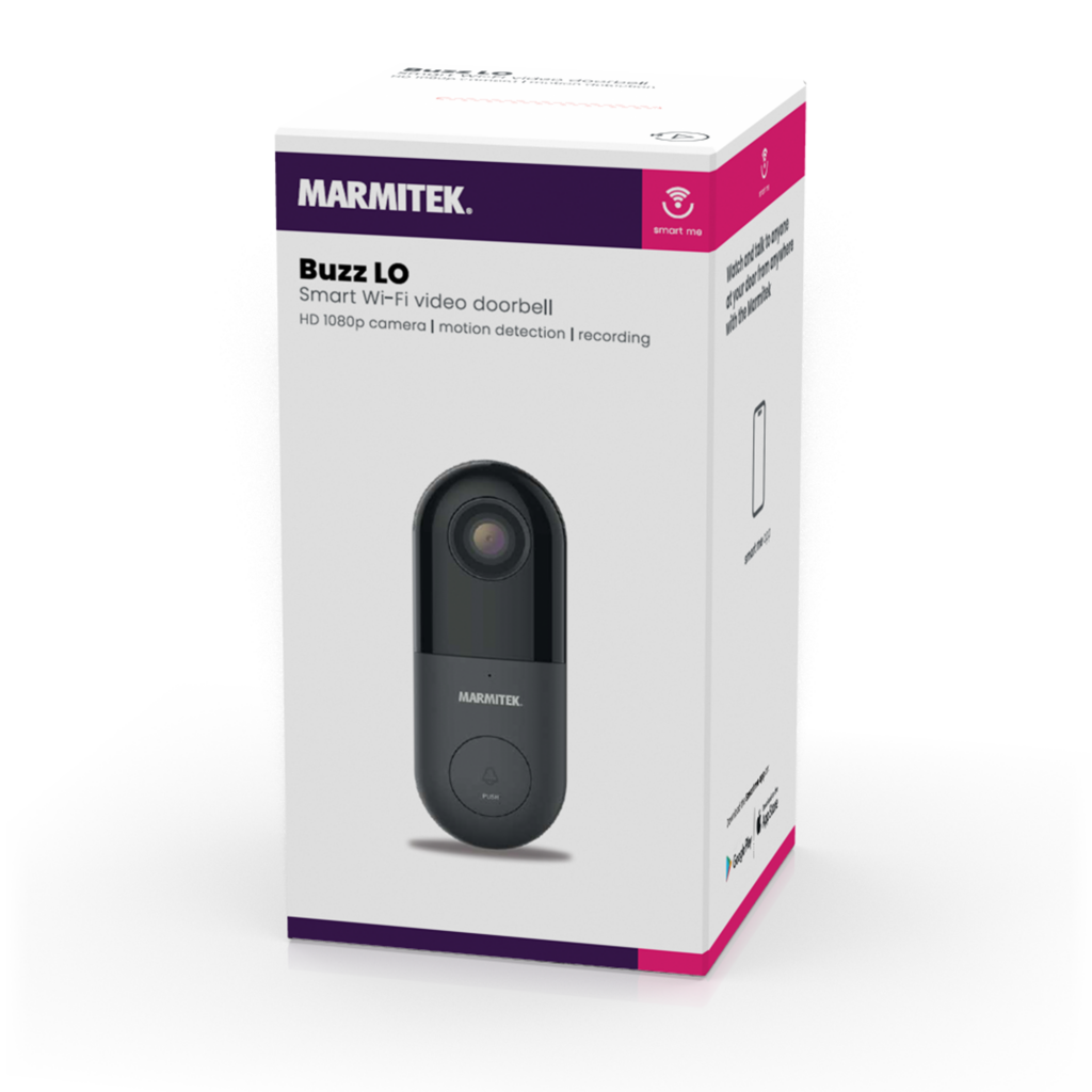 Timbre con vídeo WiFi inteligente Marmitek 1080p