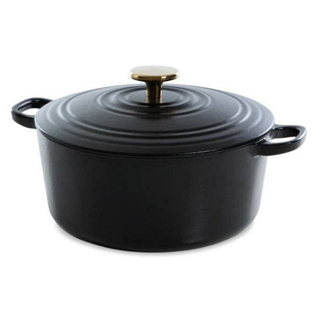 Bk burgundy casserole 24 cm ink black