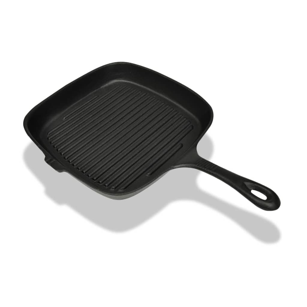 Vidaxl Grill Pfanne Gusseisen 24x23 cm