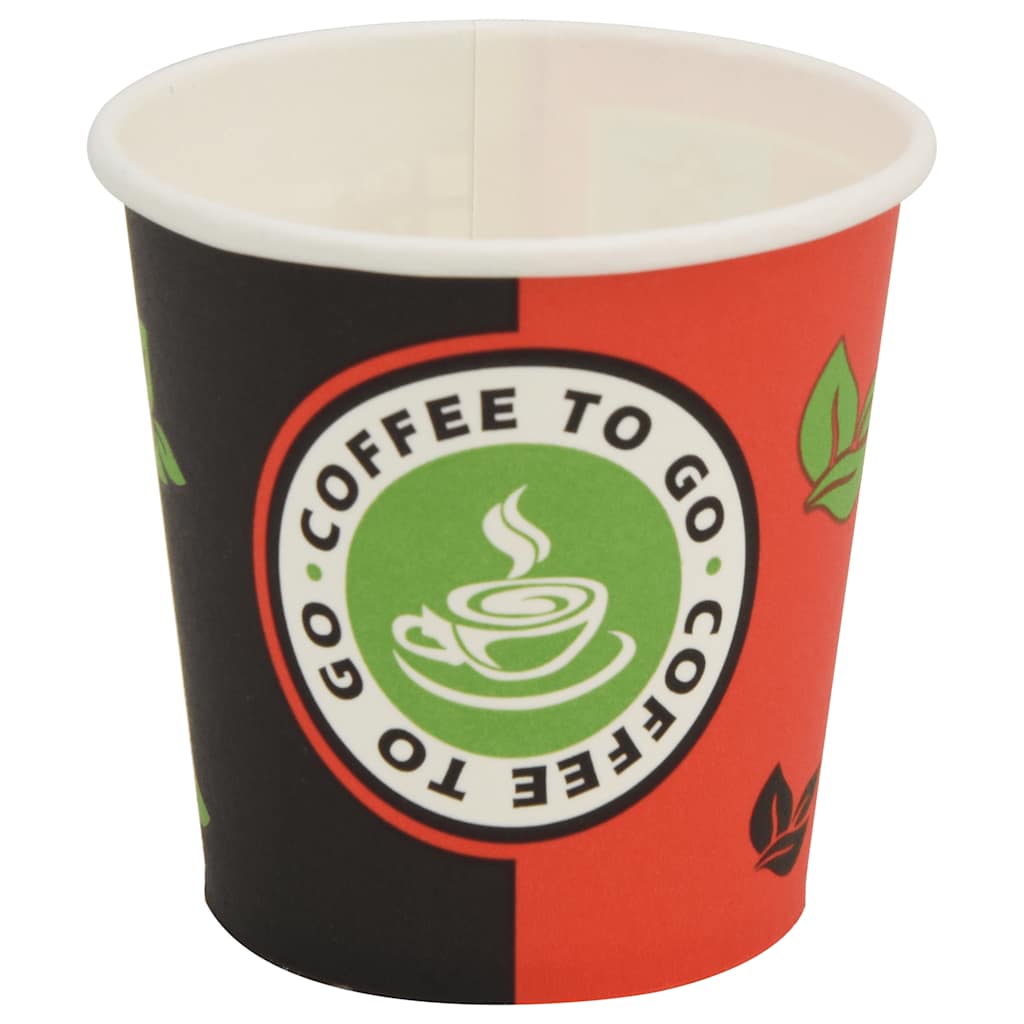 VIDAXL -Einweg -Kaffee -Tassen Papier 120 ml (4 Unzen) 1000 Stcs