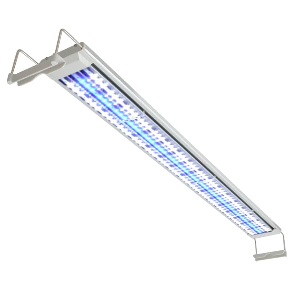 VIDAXL Aquarium LED LED IP67 120-130 cm aluminij