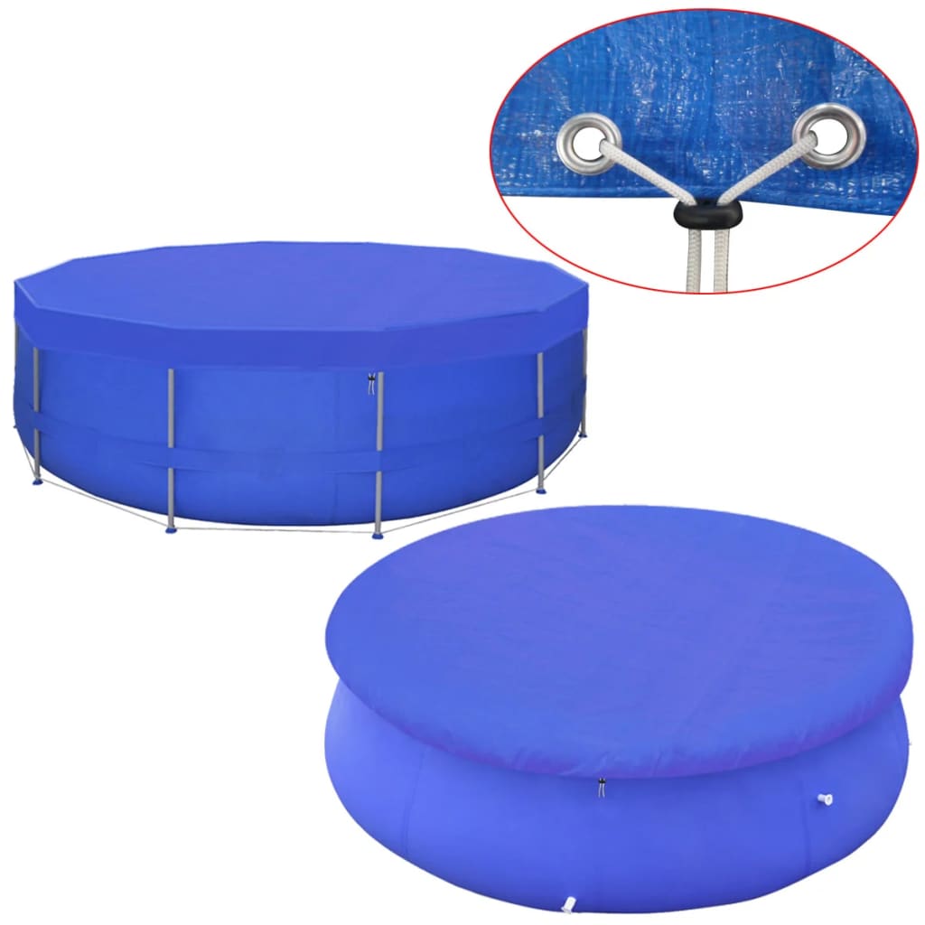 Vidaxl Couvre de piscine PE Round 460 cm 90 g m²