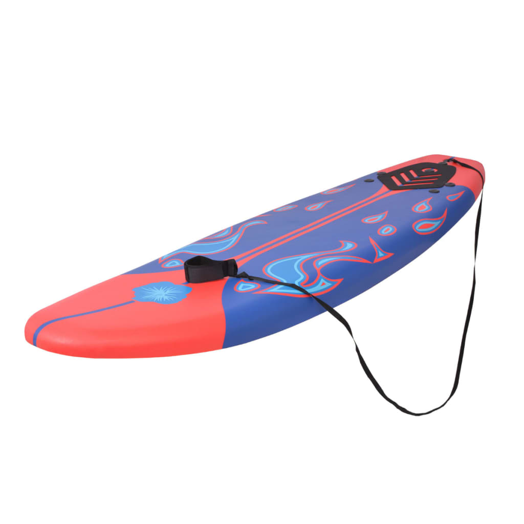 Vidaxl Surfboard 170 cm blau und rot
