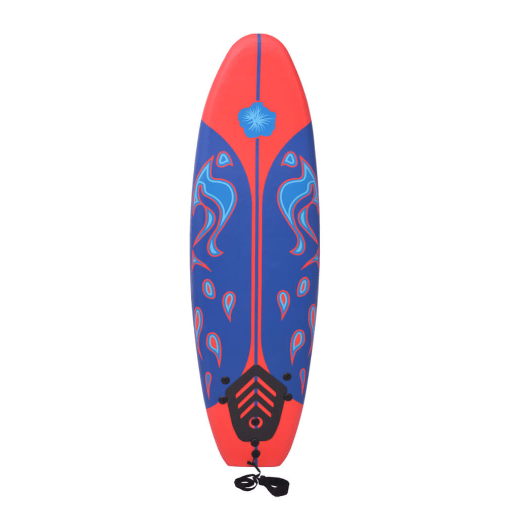 Vidaxl Surfboard 170 cm blau und rot