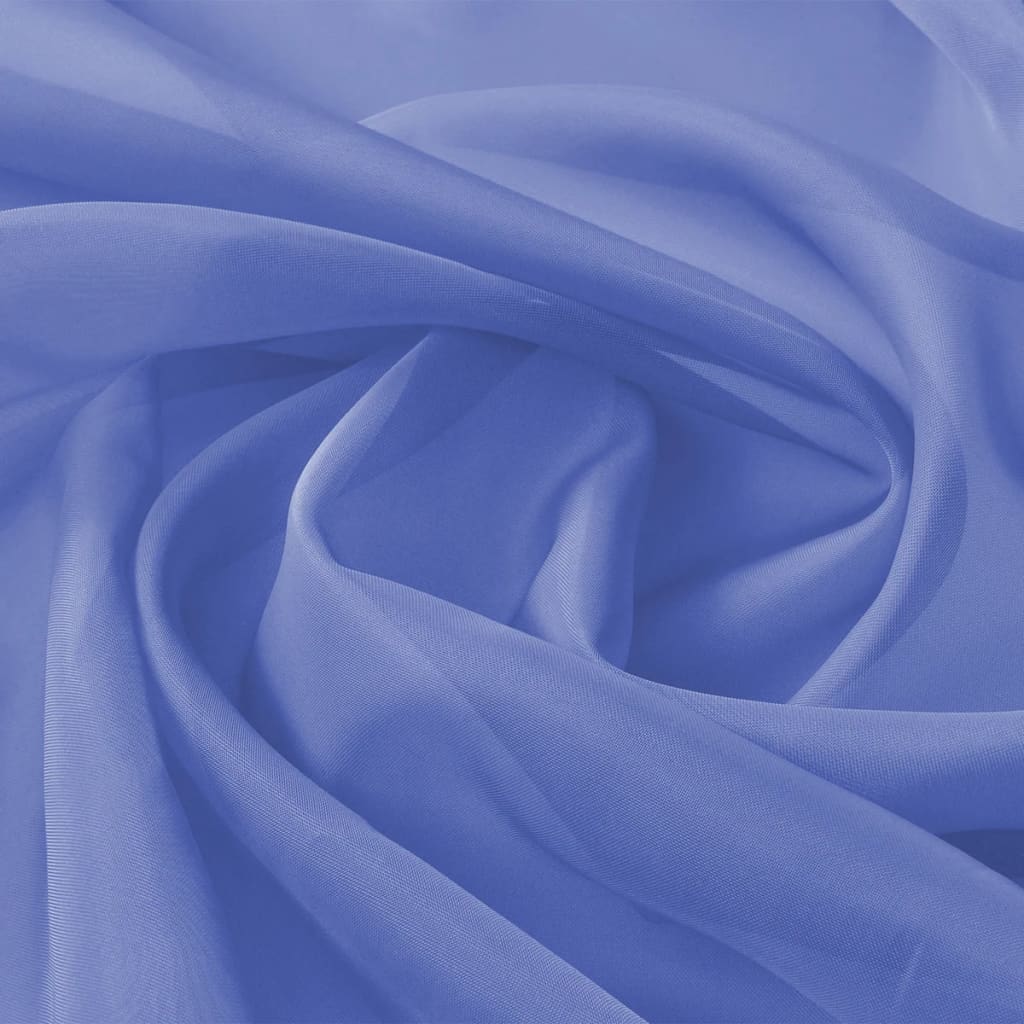 Vidaxl fabric voile 1.45x20 m royal blue