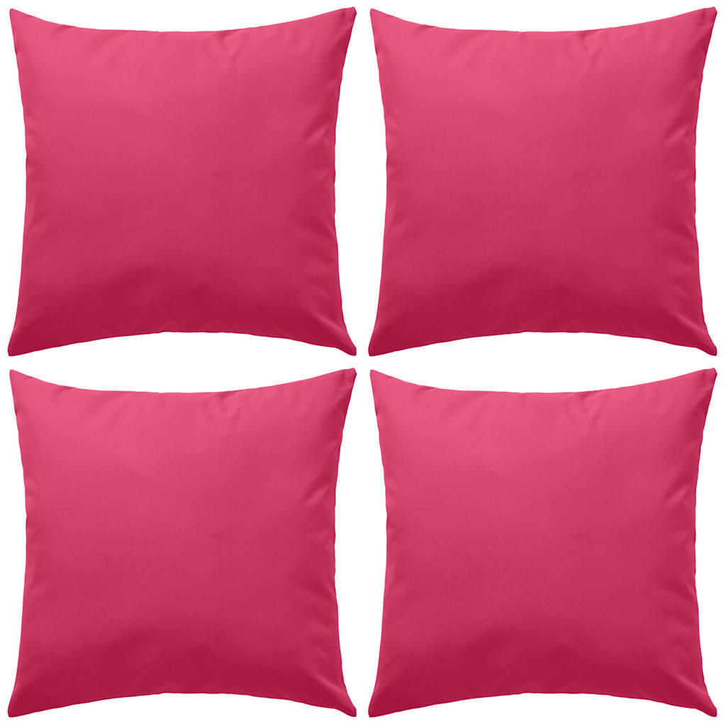 Vidaxl outdoor cushions 45x45 cm pink 4 pcs