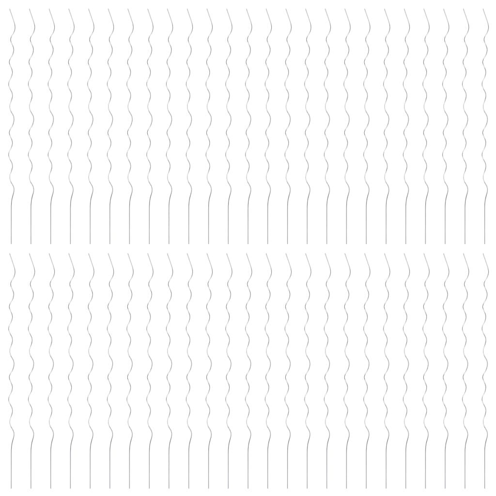 VIDAXL NALL STICK Spiral 170 cm verzinkter Stahl 50 STs