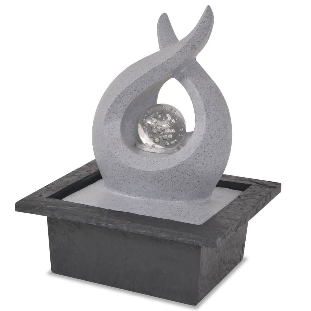 Vidaxl indoor fountain with LED lighting polyresin