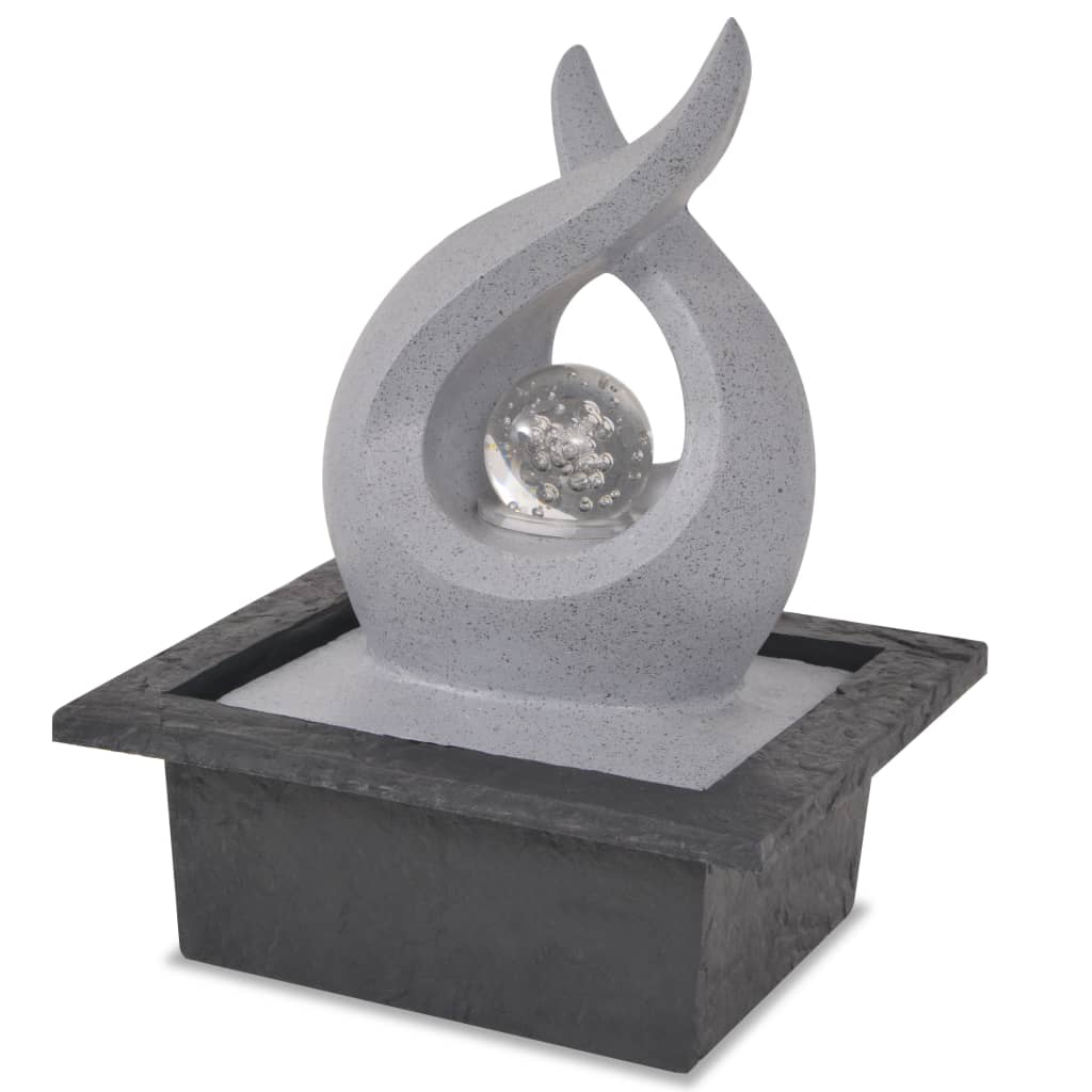Vidaxl indoor fountain with LED lighting polyresin