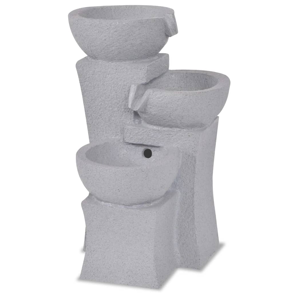 Vidaxl Innenbrunnen mit LED -Beleuchtung Polyresin