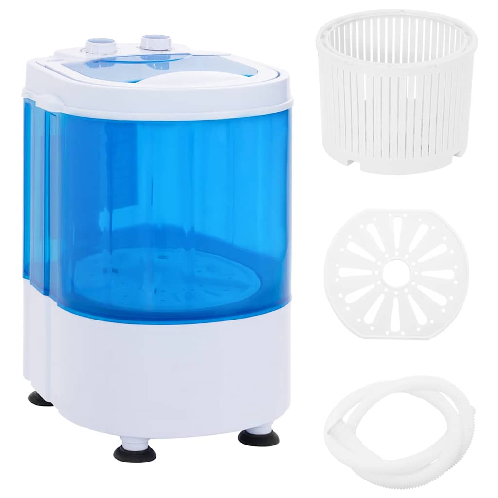 Mini пералня VidaXL с един барабан 2,6 кг