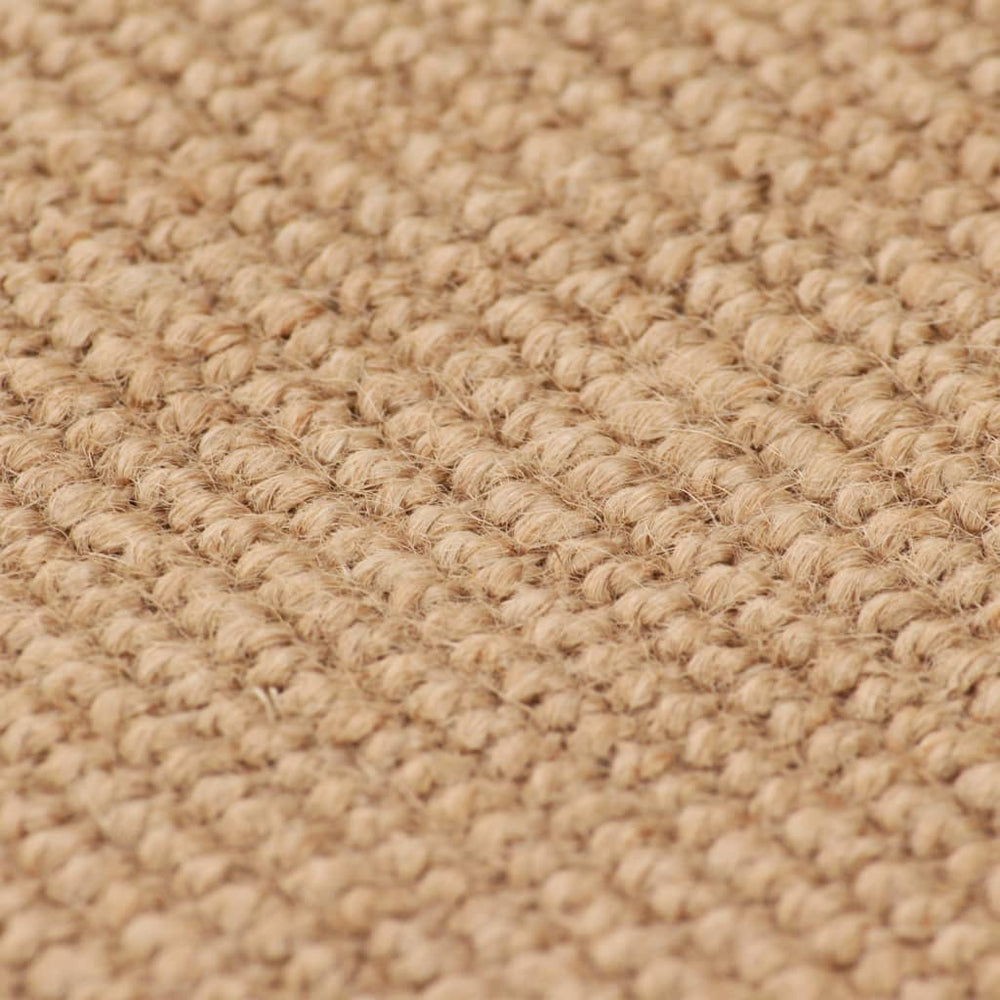 Vidaxl carpet with latex backing 80x160 cm jute natural