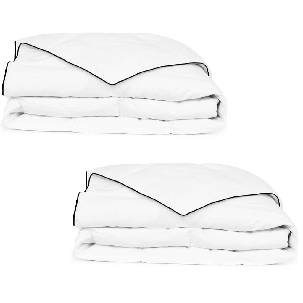 Vidaxx winter duvets 2 pcs 155x220 cm down