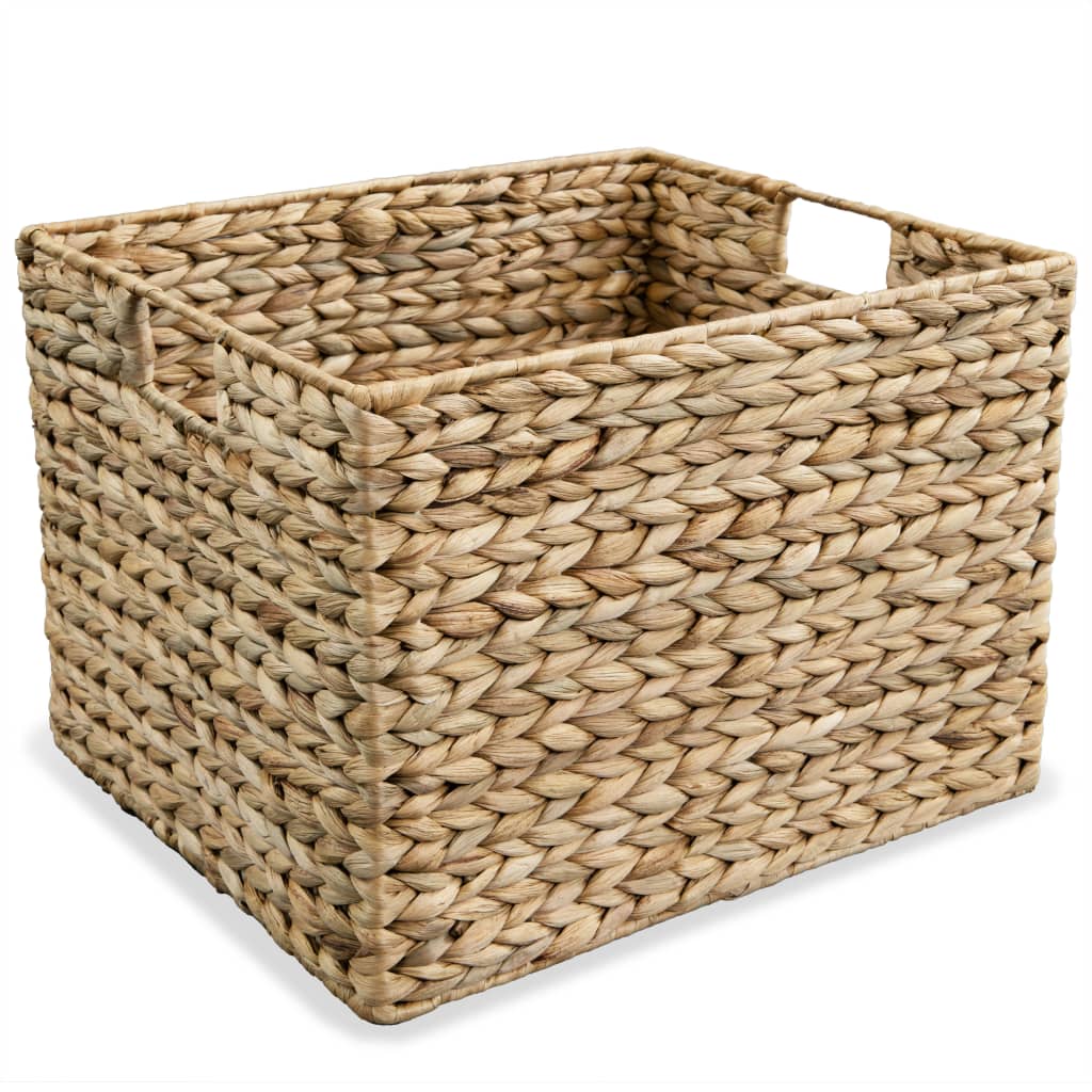 Vidaxl water hyacinth storage basket set, 3 pieces