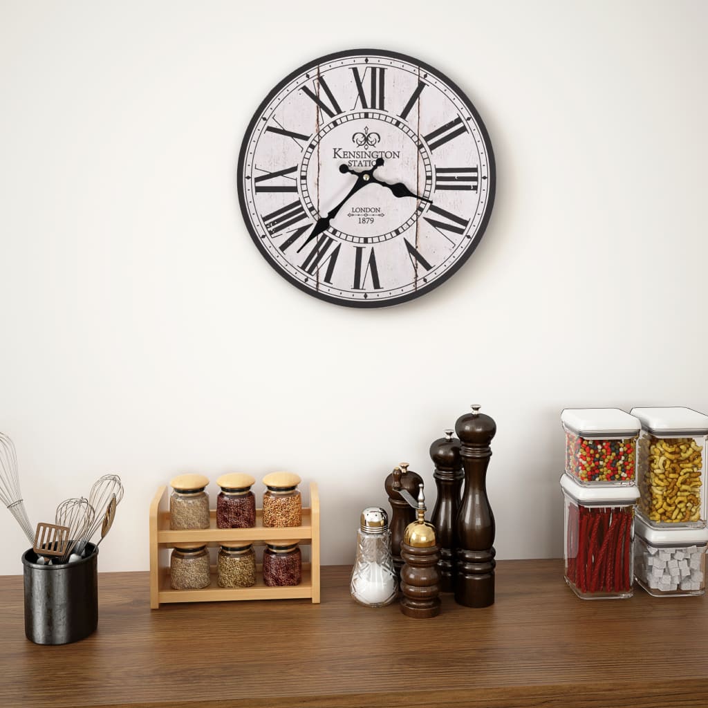 Vidaxl wall clock vintage style 30 cm London